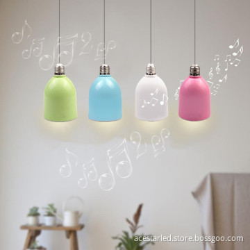 5W E27/E26/B22 LED Lamp with Bluetooth Speaker LED Music Light for Home (ASLQ05W-01)